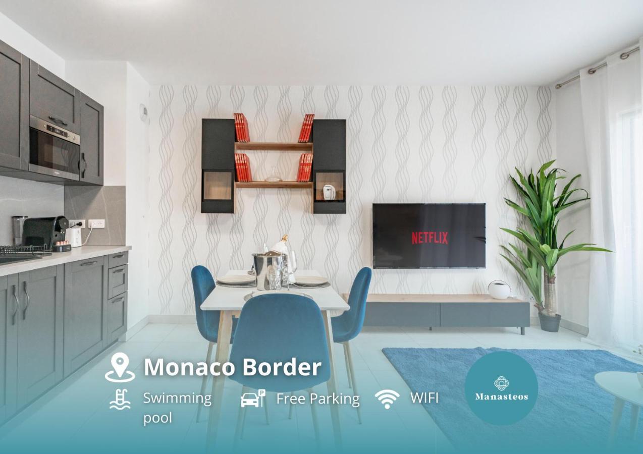 博索莱伊Frontiere Monaco, Terrasse Vue Mer, Tour Odeon - Ap公寓 外观 照片